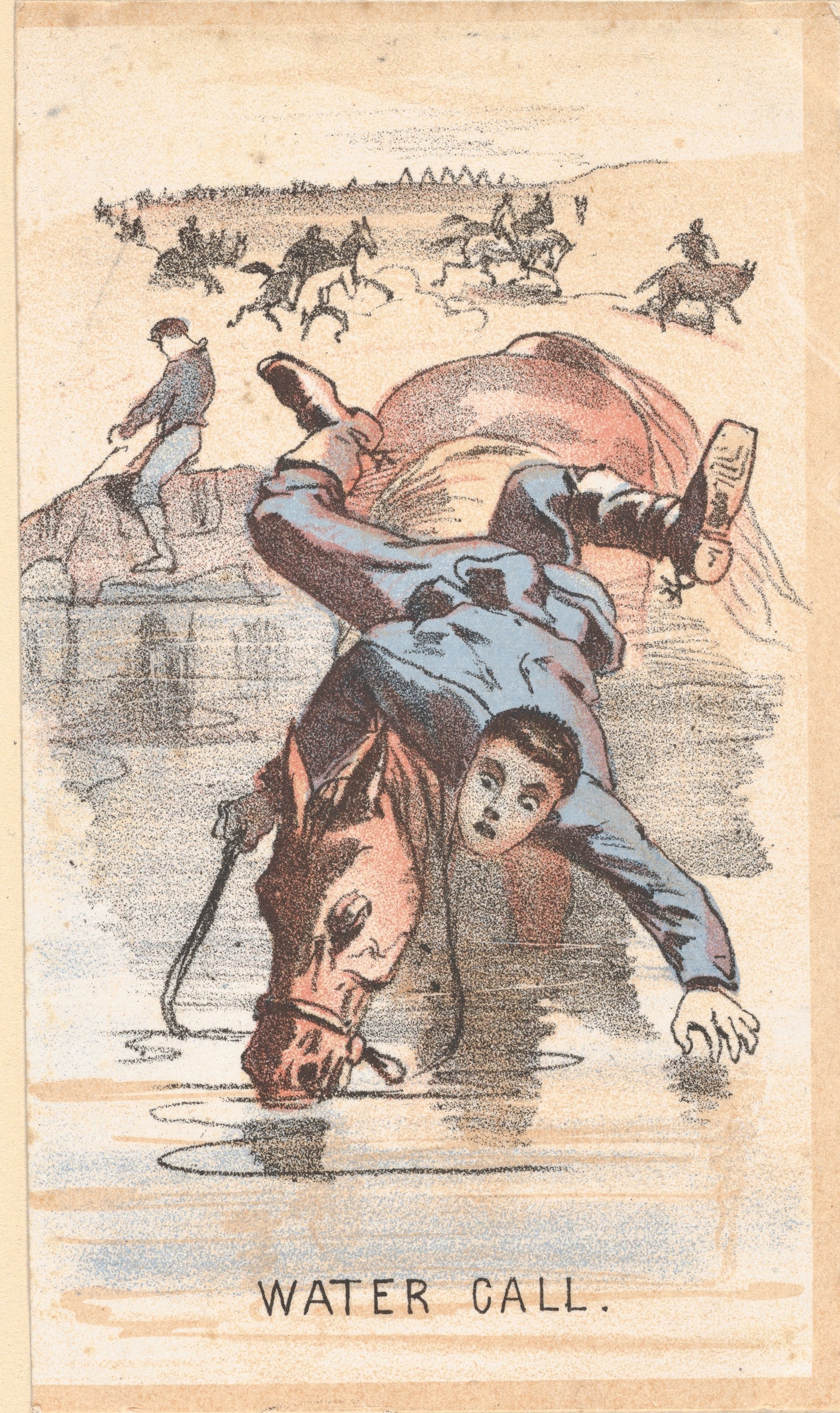 《水呼唤》（water call）｜温斯洛·霍默 Winslow Homer｜1864