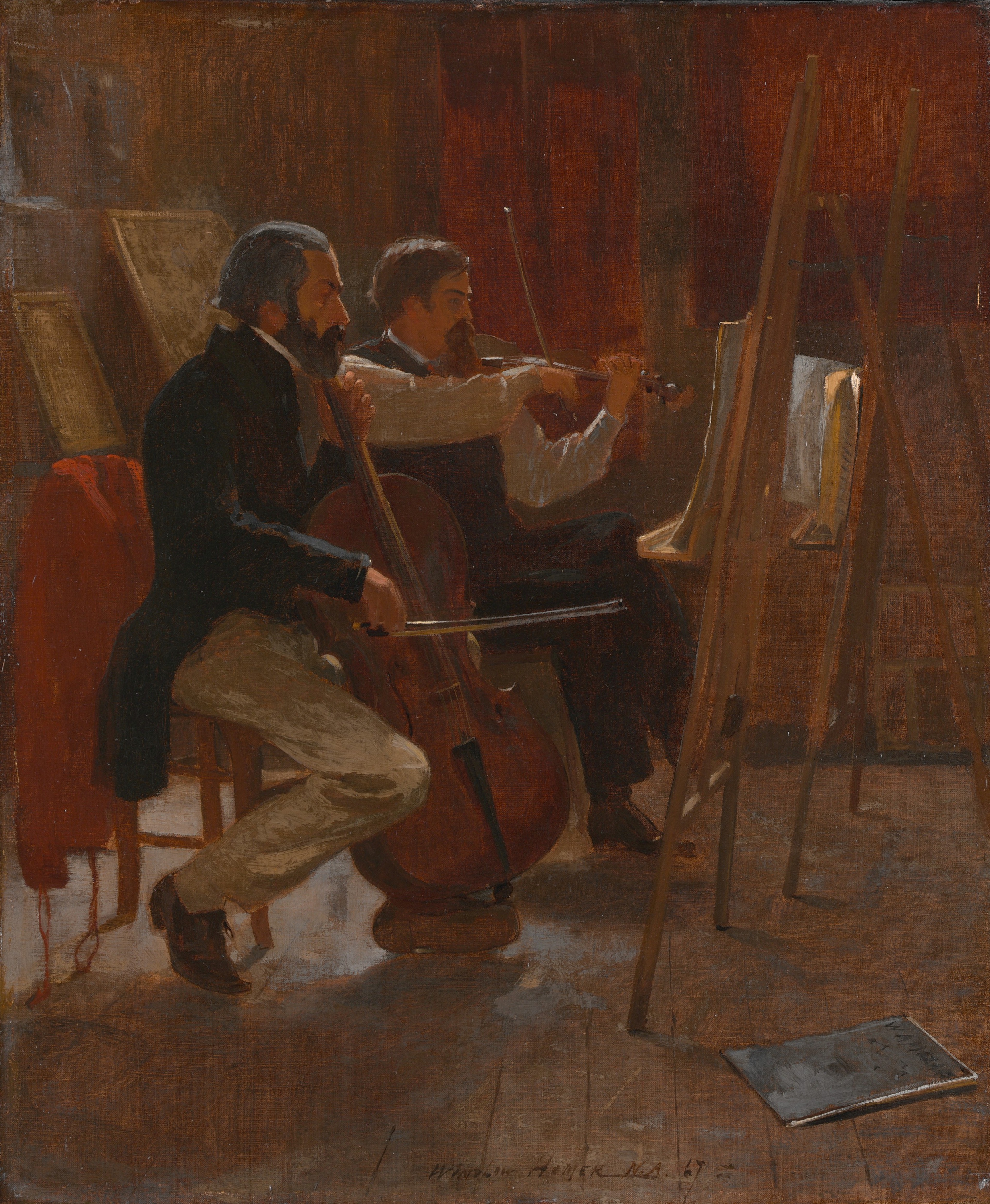 《工作室》（the studio）｜温斯洛·霍默 Winslow Homer｜1867
