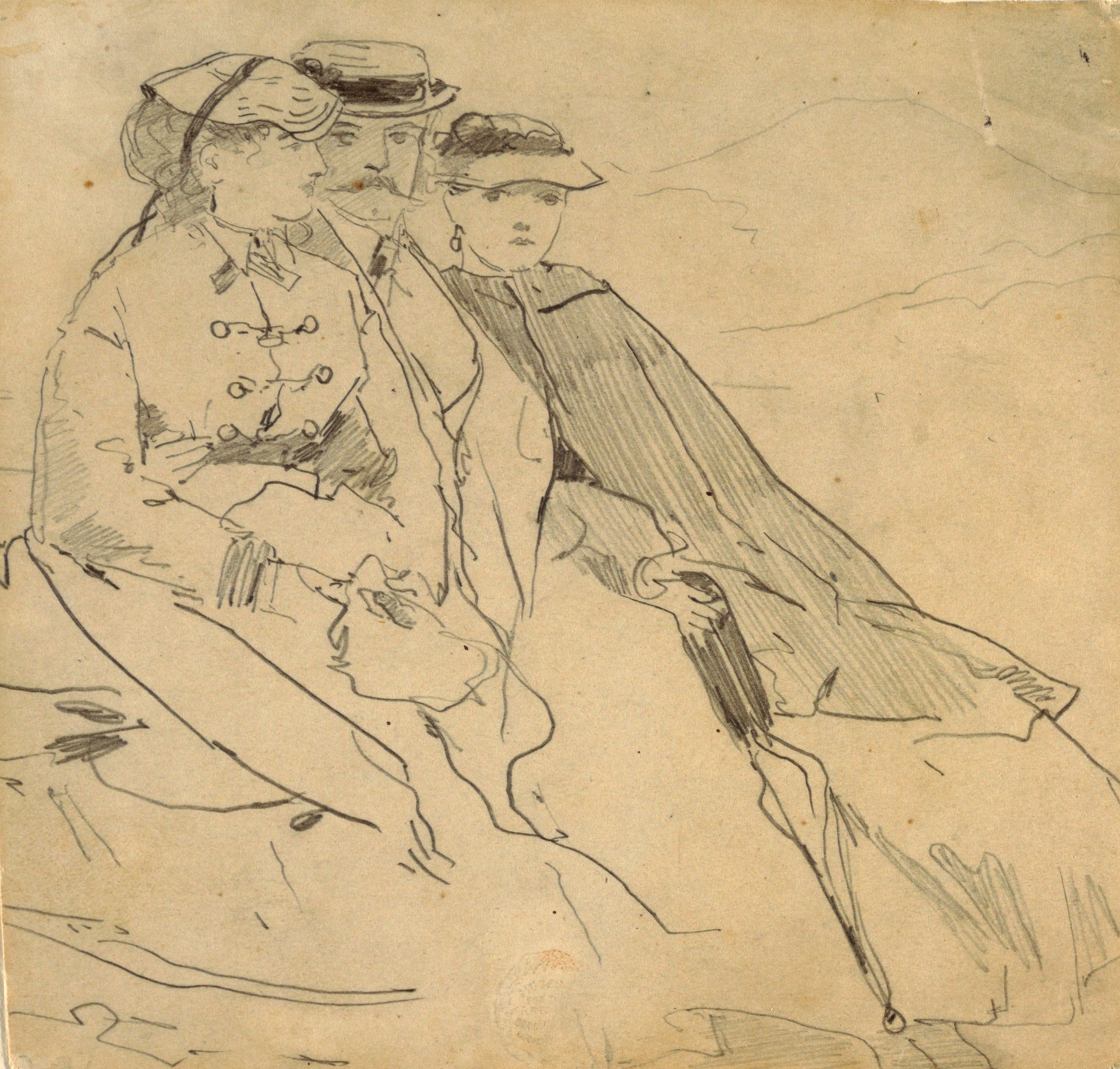 《三位数》（three figures）｜温斯洛·霍默 Winslow Homer｜1868