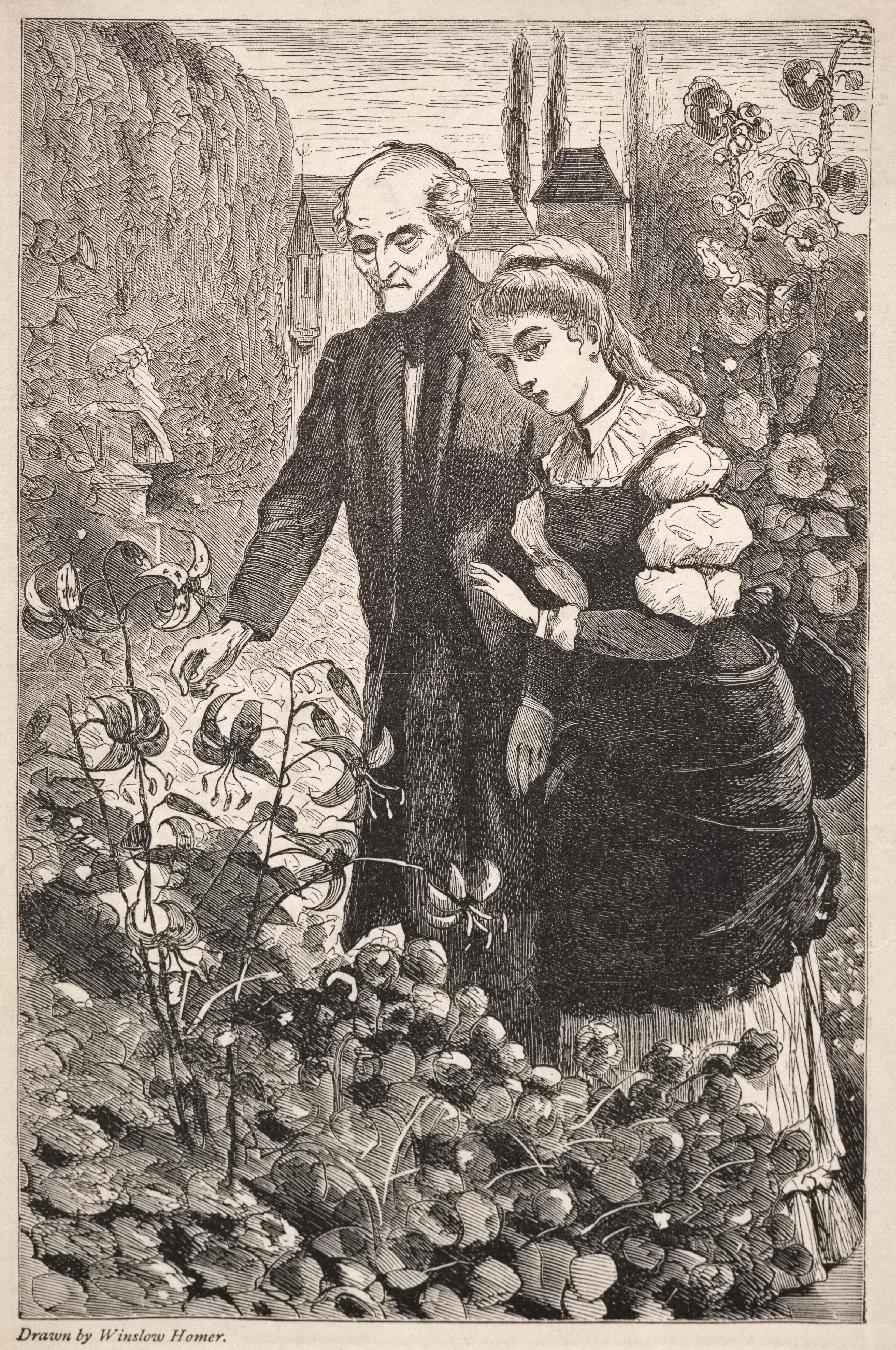 《我称他们为我的孩子苏珊》（i call them my children to myself susan）｜温斯洛·霍默 Winslow Homer｜1869