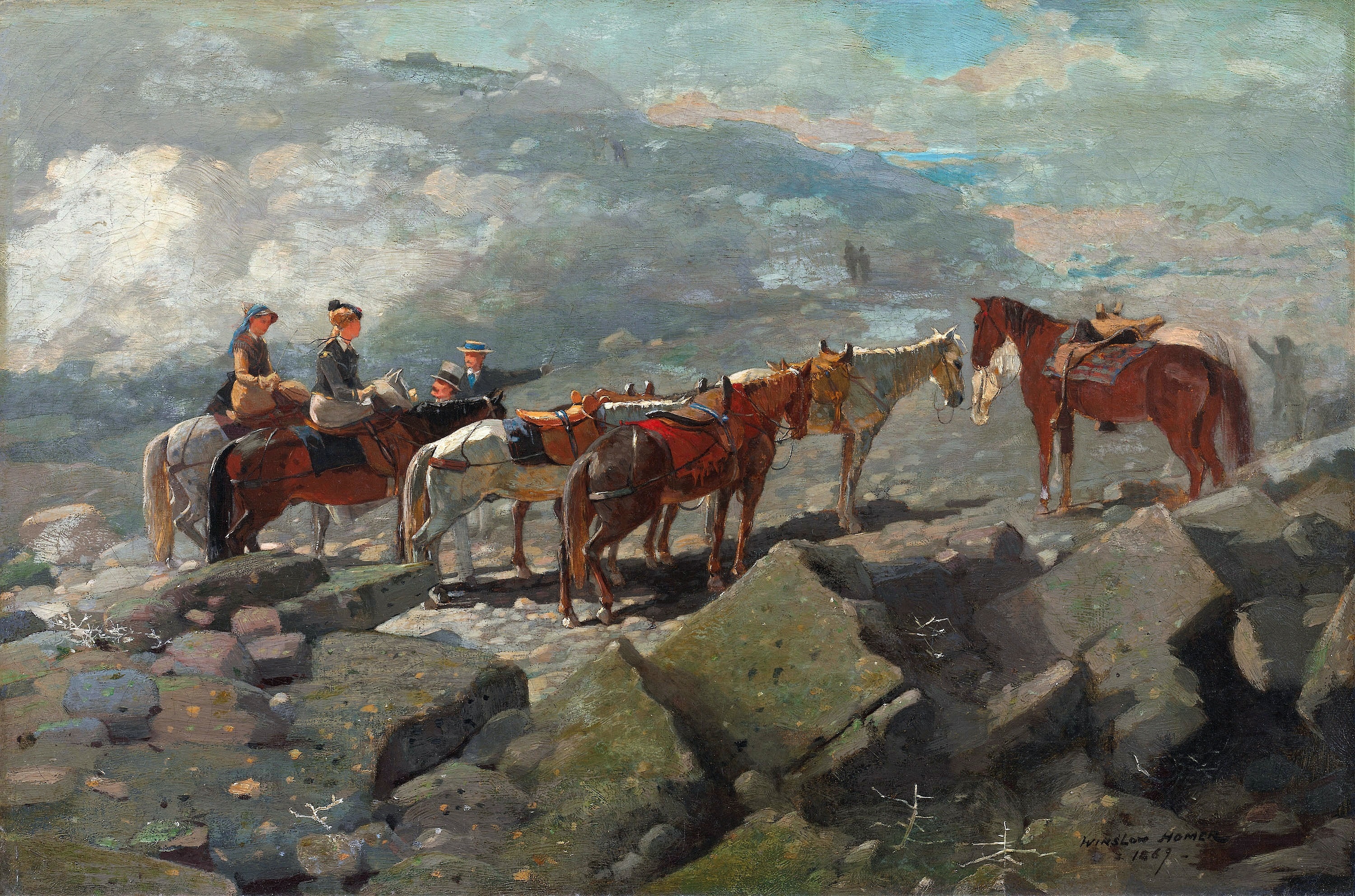 《华盛顿山》（mount washington）｜温斯洛·霍默 Winslow Homer｜1869