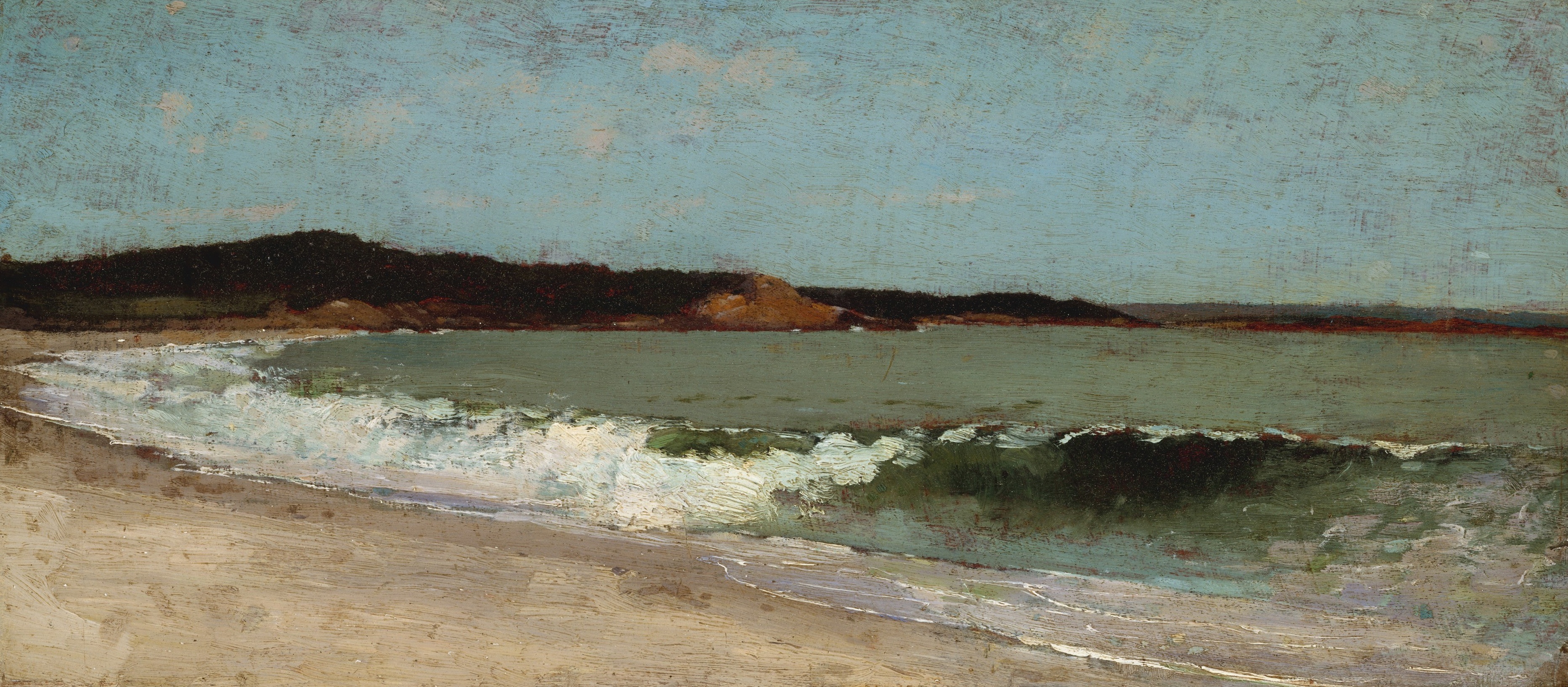 《马萨诸塞州曼彻斯特市鹰头研究》（study for eagle head manchester massachusetts）｜温斯洛·霍默 Winslow Homer｜1869
