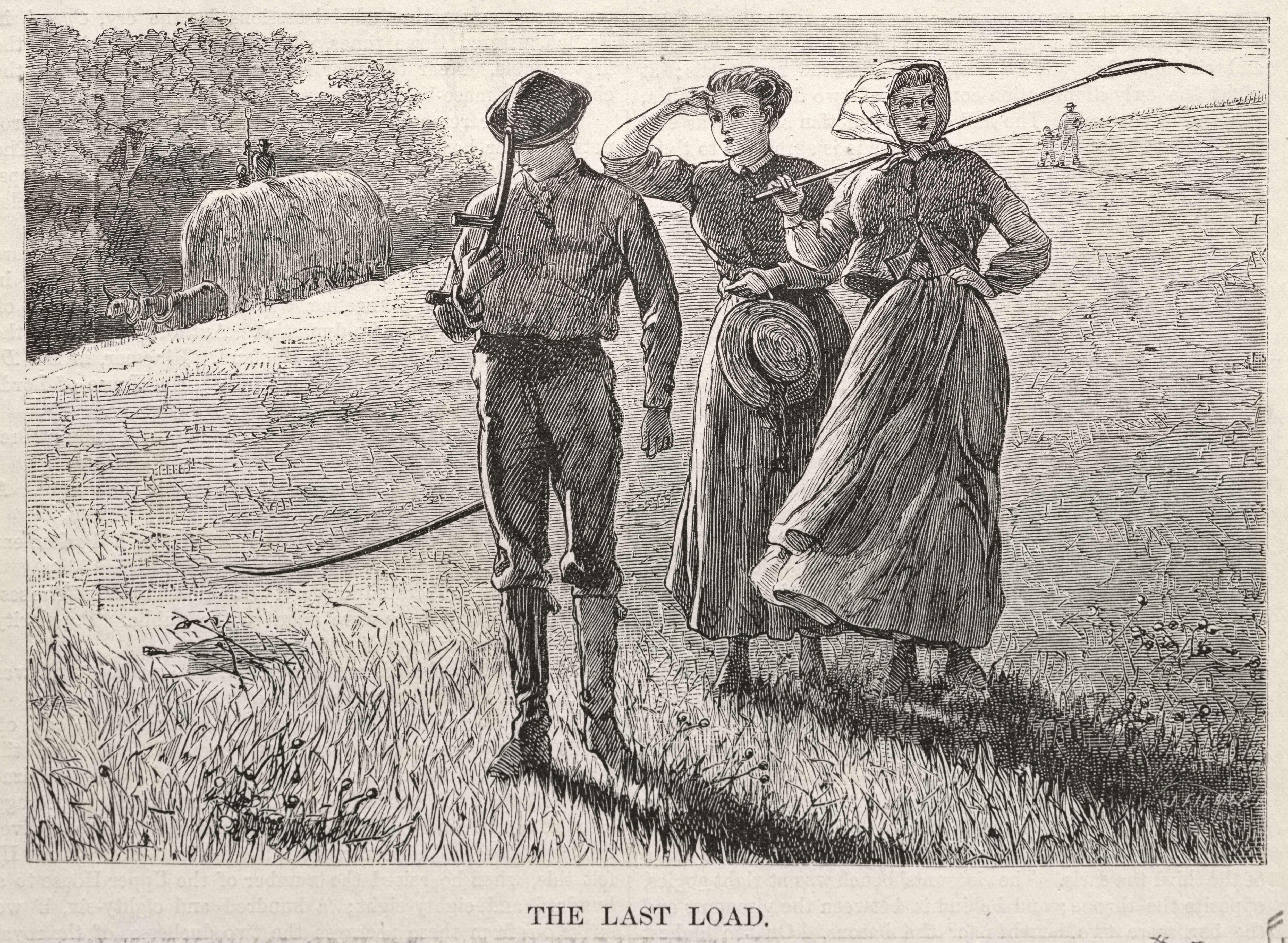 《最后一次加载》（the last load）｜温斯洛·霍默 Winslow Homer｜1869