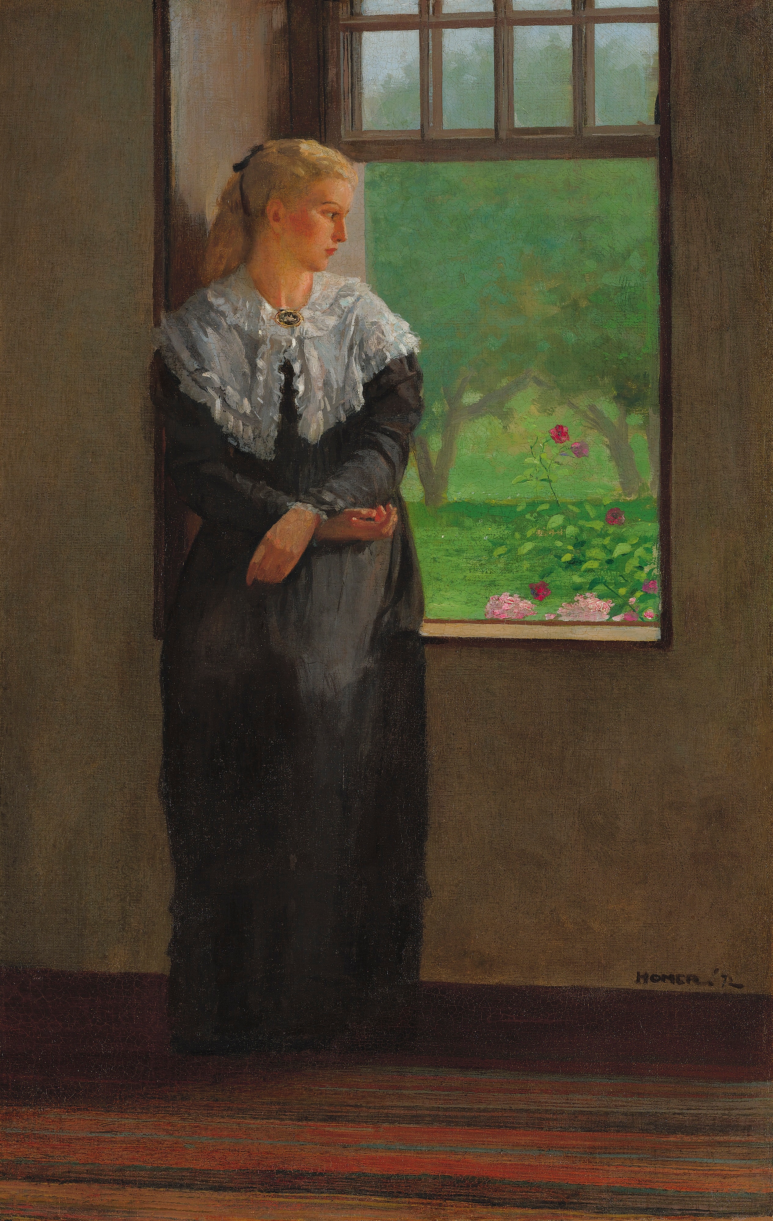 《遐想》（reverie）｜温斯洛·霍默 Winslow Homer｜1872