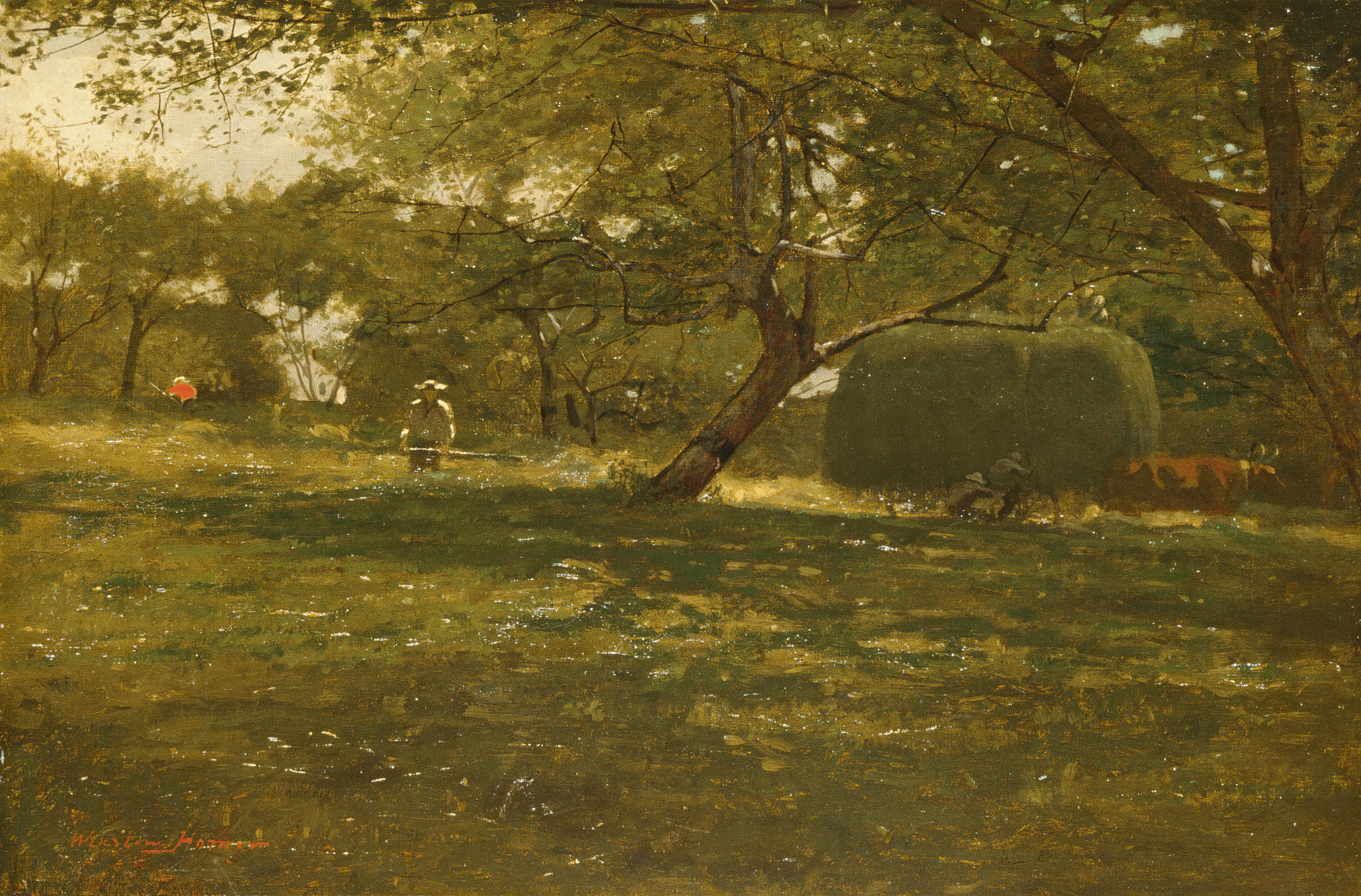 《收获场景》（harvest scene）｜温斯洛·霍默 Winslow Homer｜约1873