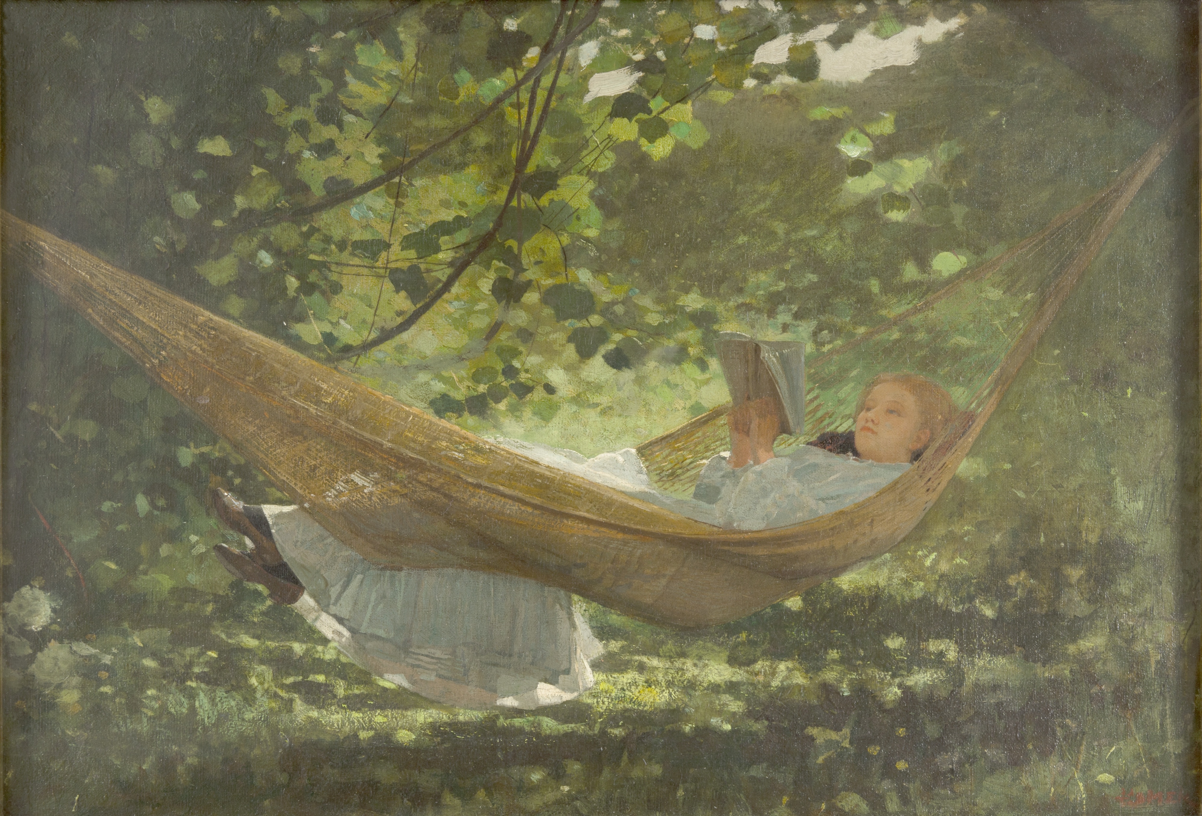 《阳光和阴影》（sunlight and shadow）｜温斯洛·霍默 Winslow Homer｜1873