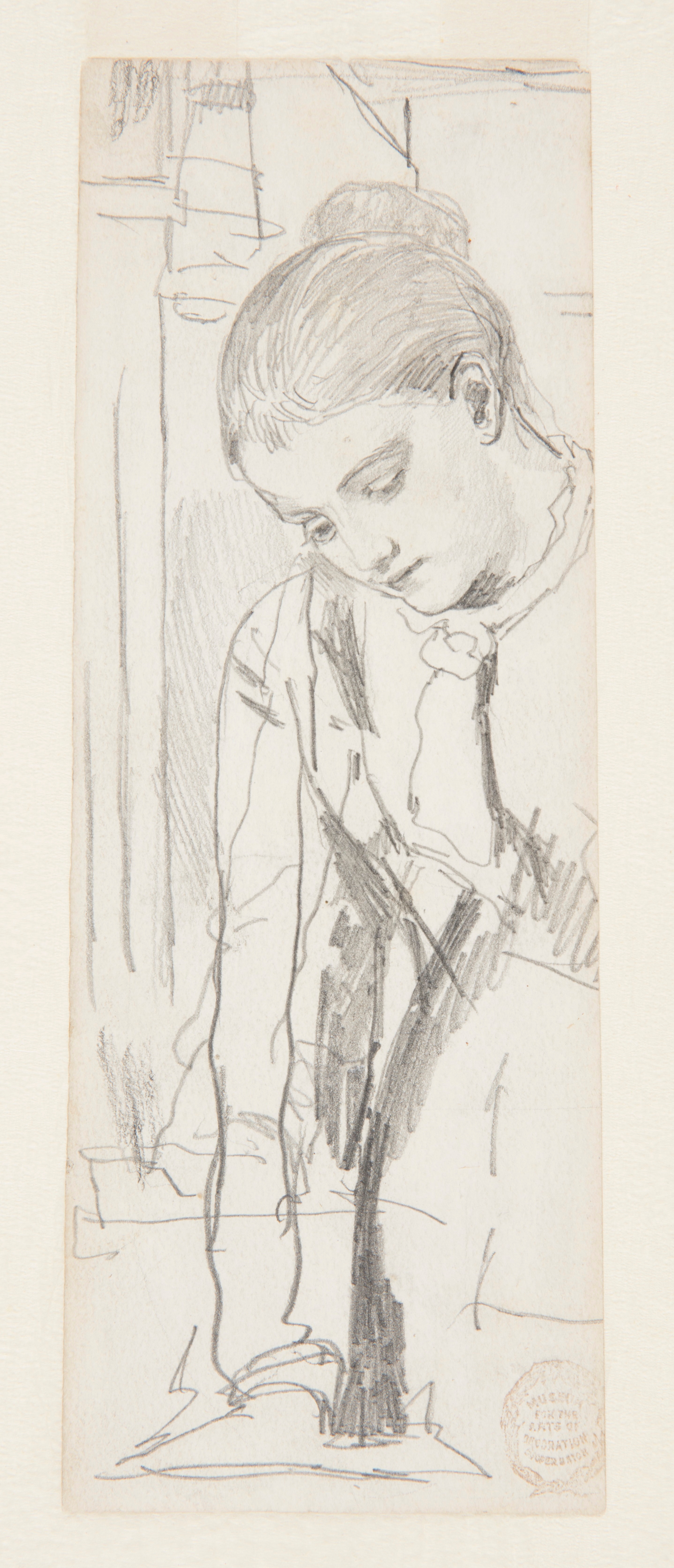 《一个女人的身影》（figure of a woman）｜温斯洛·霍默 Winslow Homer｜1875