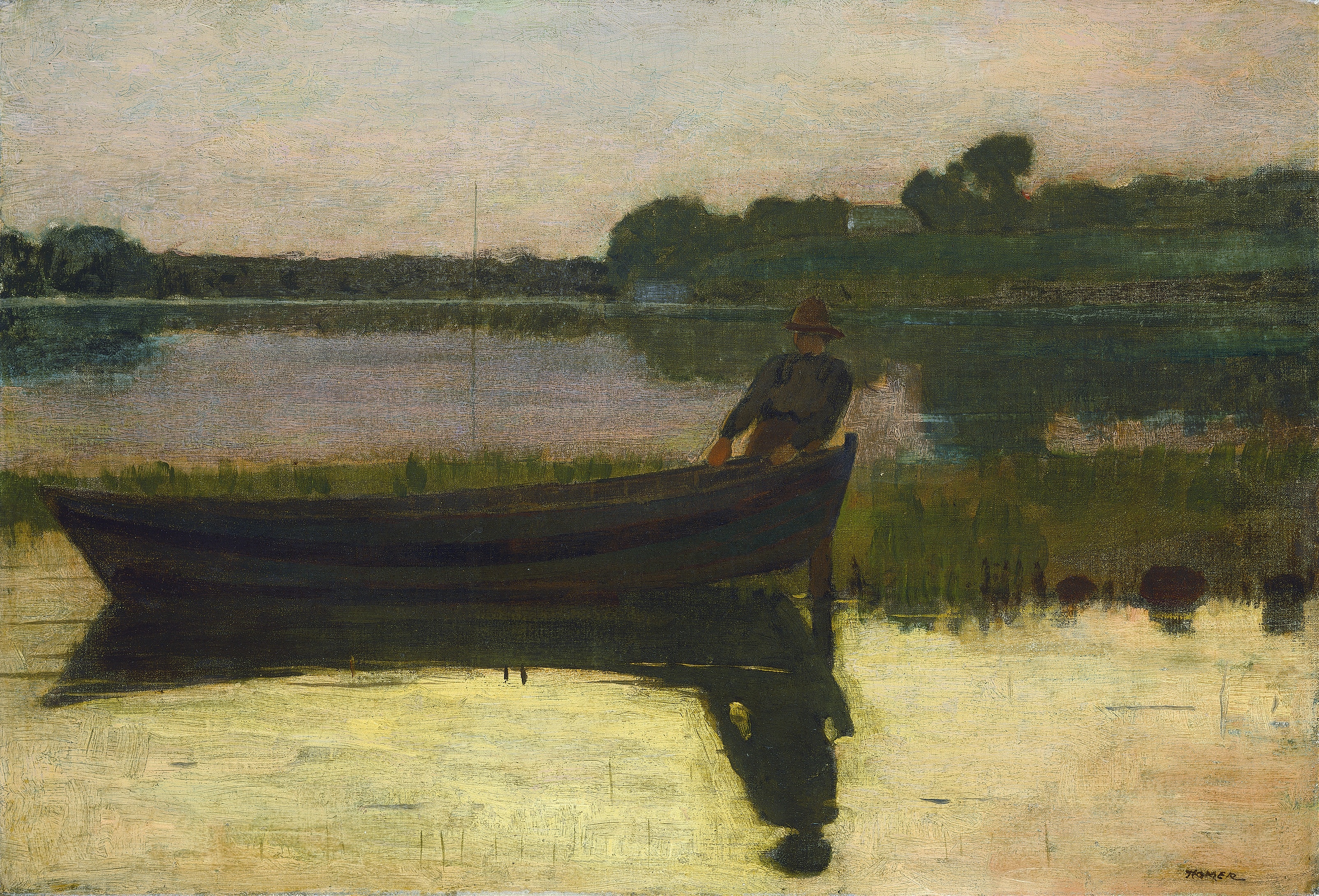 《日落》（sunset）｜温斯洛·霍默 Winslow Homer｜约1875