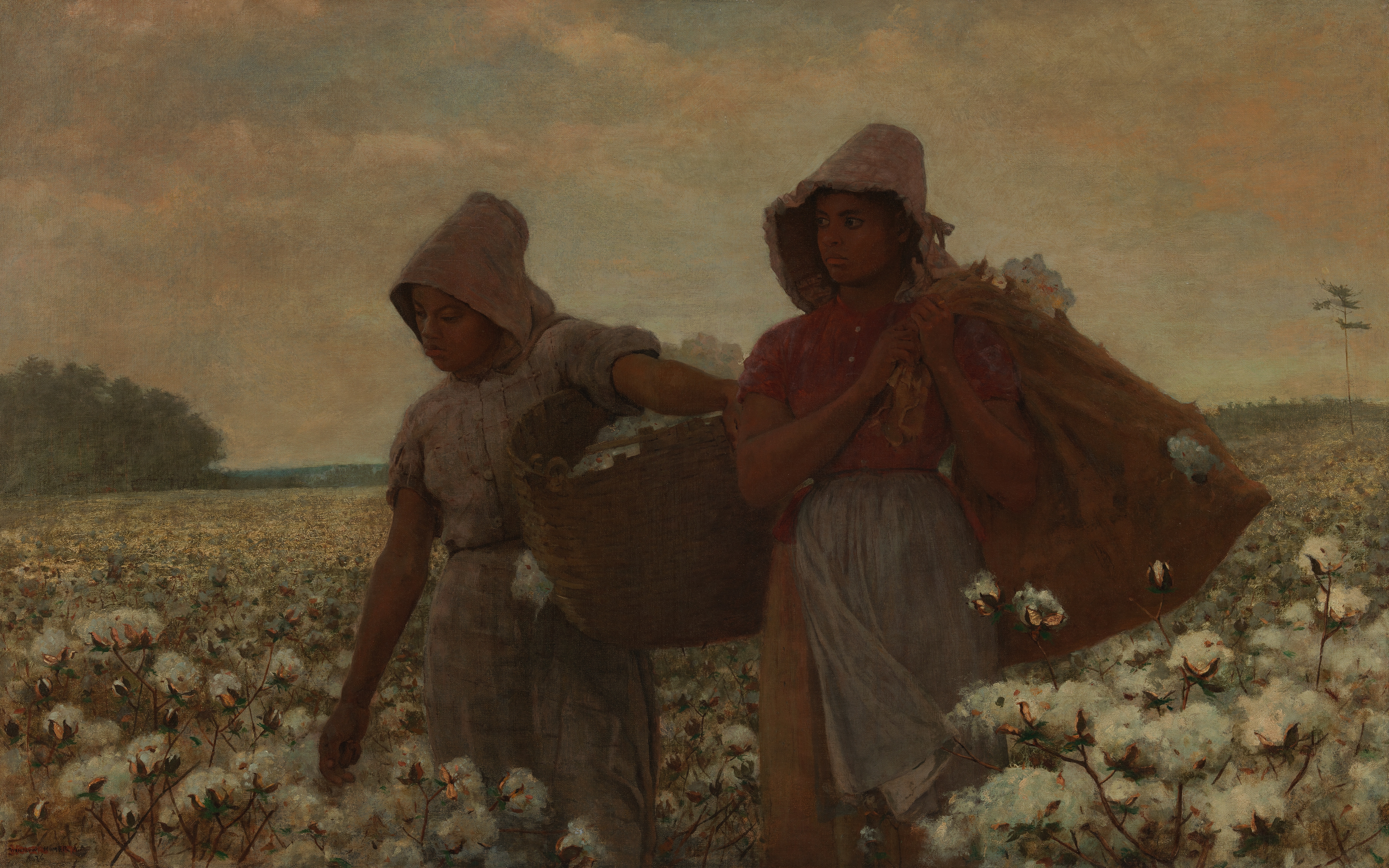 《采棉工》（the cotton pickers）｜温斯洛·霍默 Winslow Homer｜1876