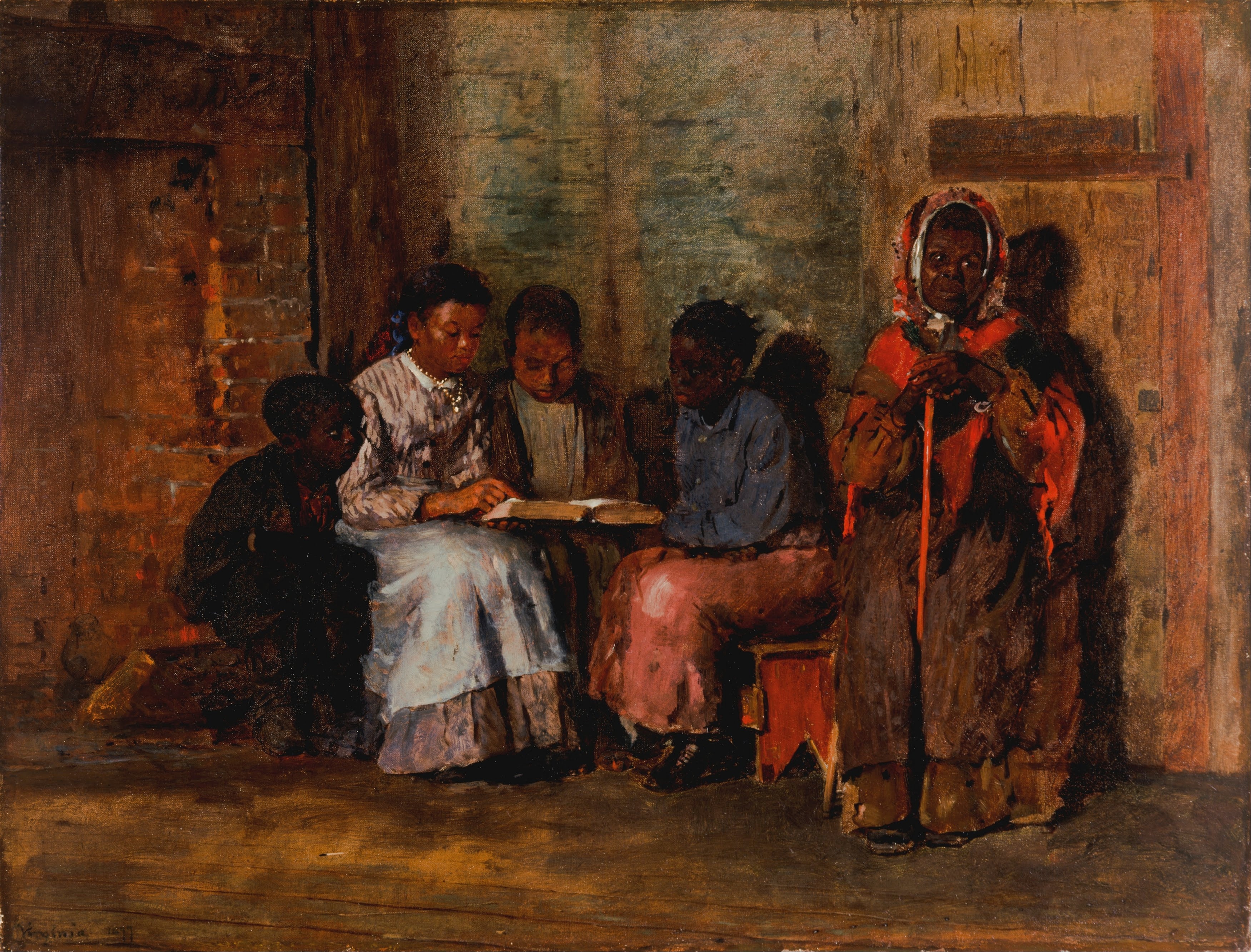 《弗吉尼亚州周日早上》（sunday morning in virginia）｜温斯洛·霍默 Winslow Homer｜1877
