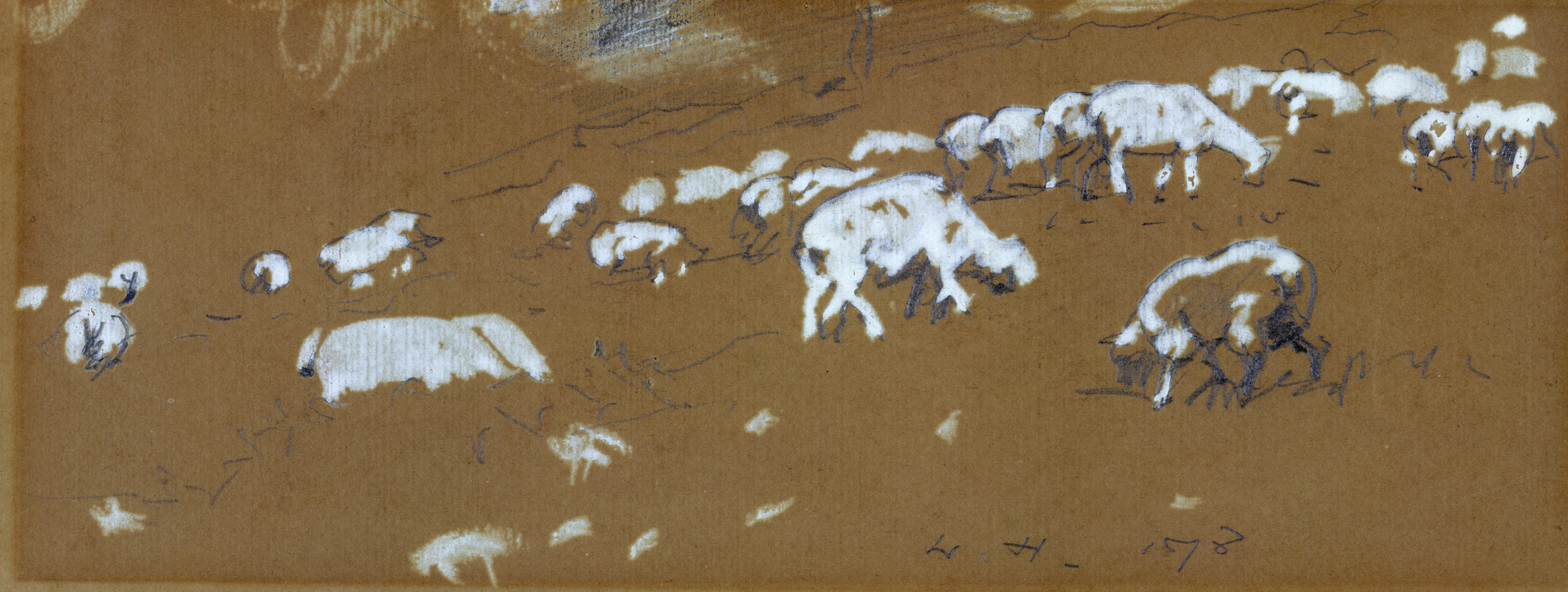 《羊》（sheep）｜温斯洛·霍默 Winslow Homer｜1878