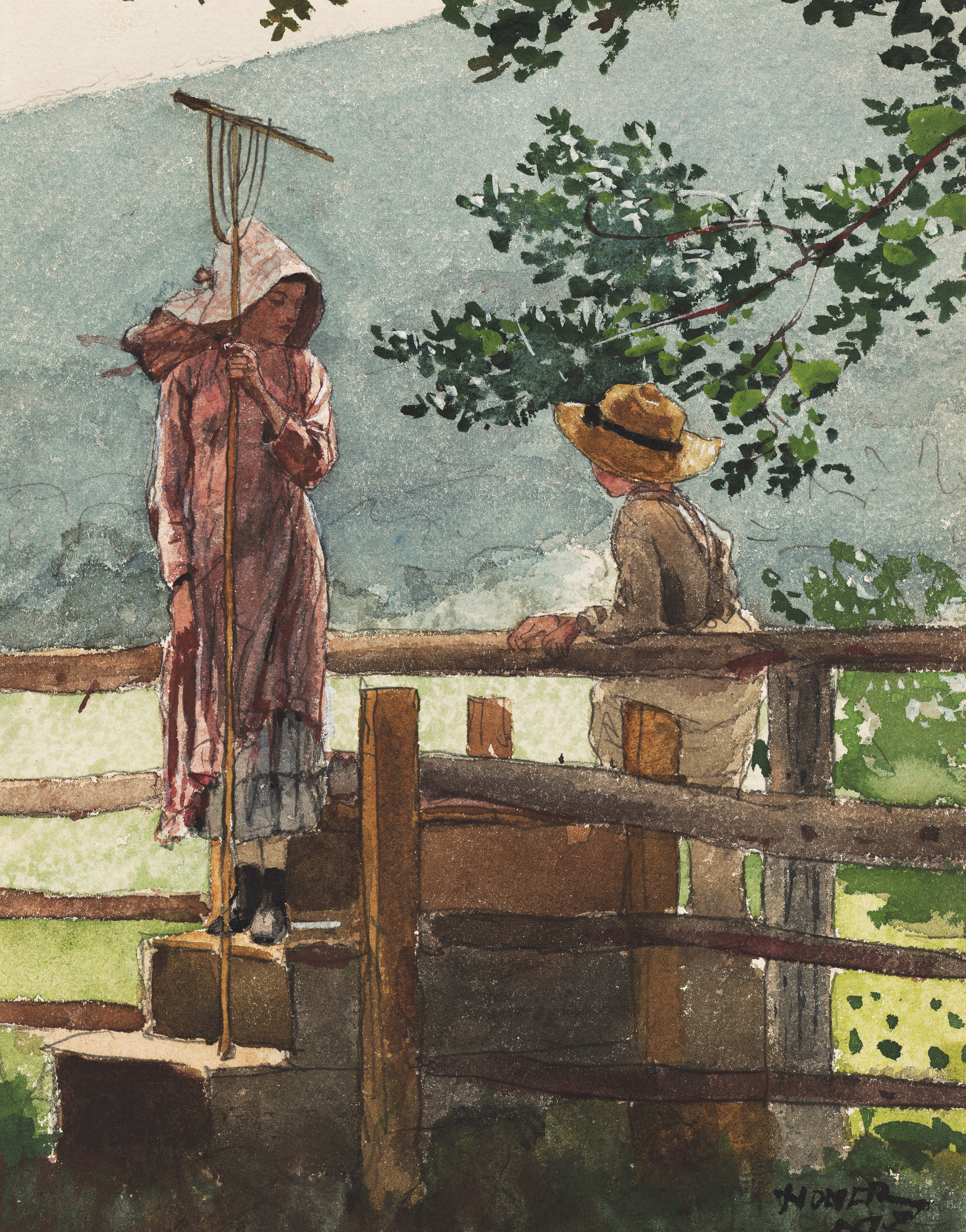 《春天》（spring）｜温斯洛·霍默 Winslow Homer｜1878