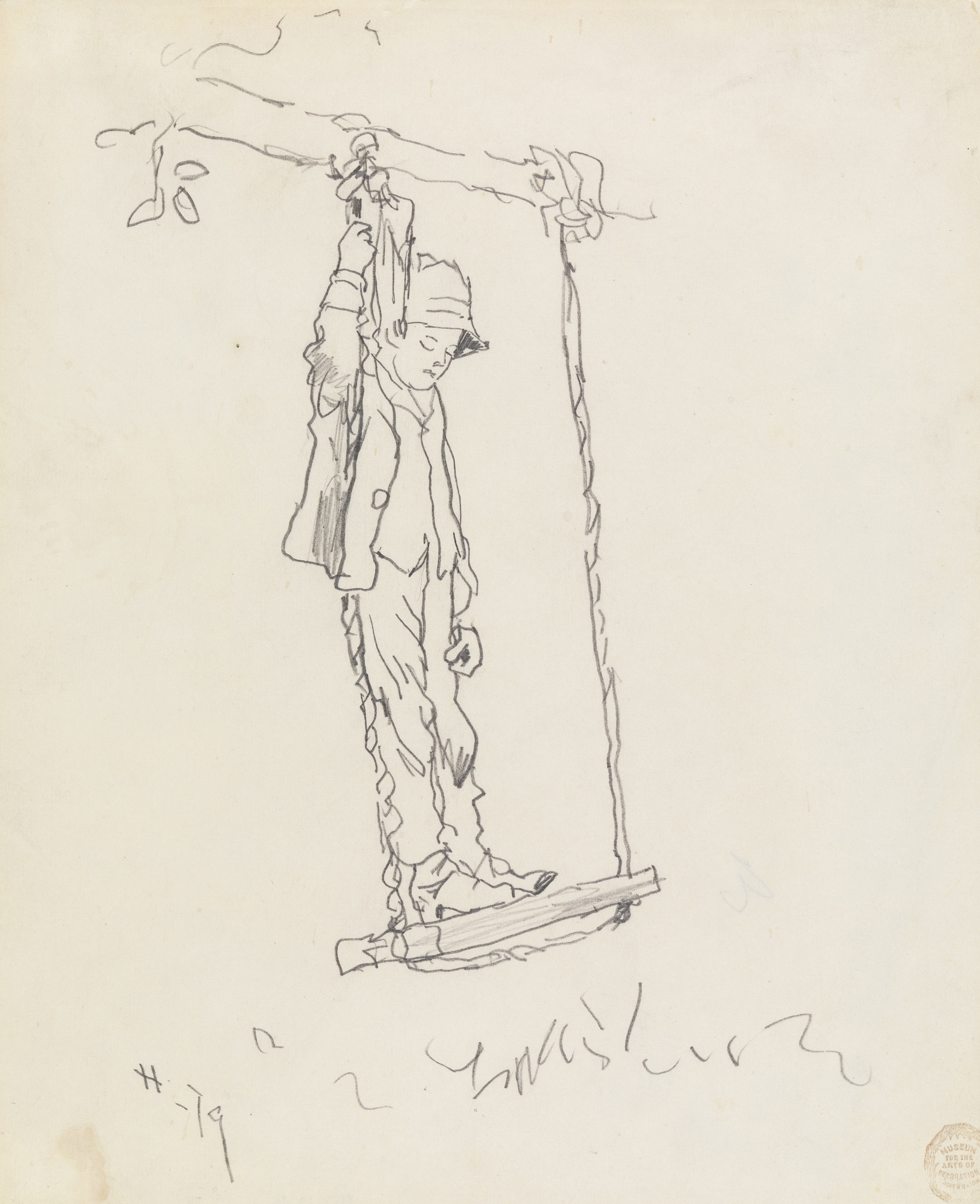 《秋千上的男孩》（boy on a swing）｜温斯洛·霍默 Winslow Homer｜1879