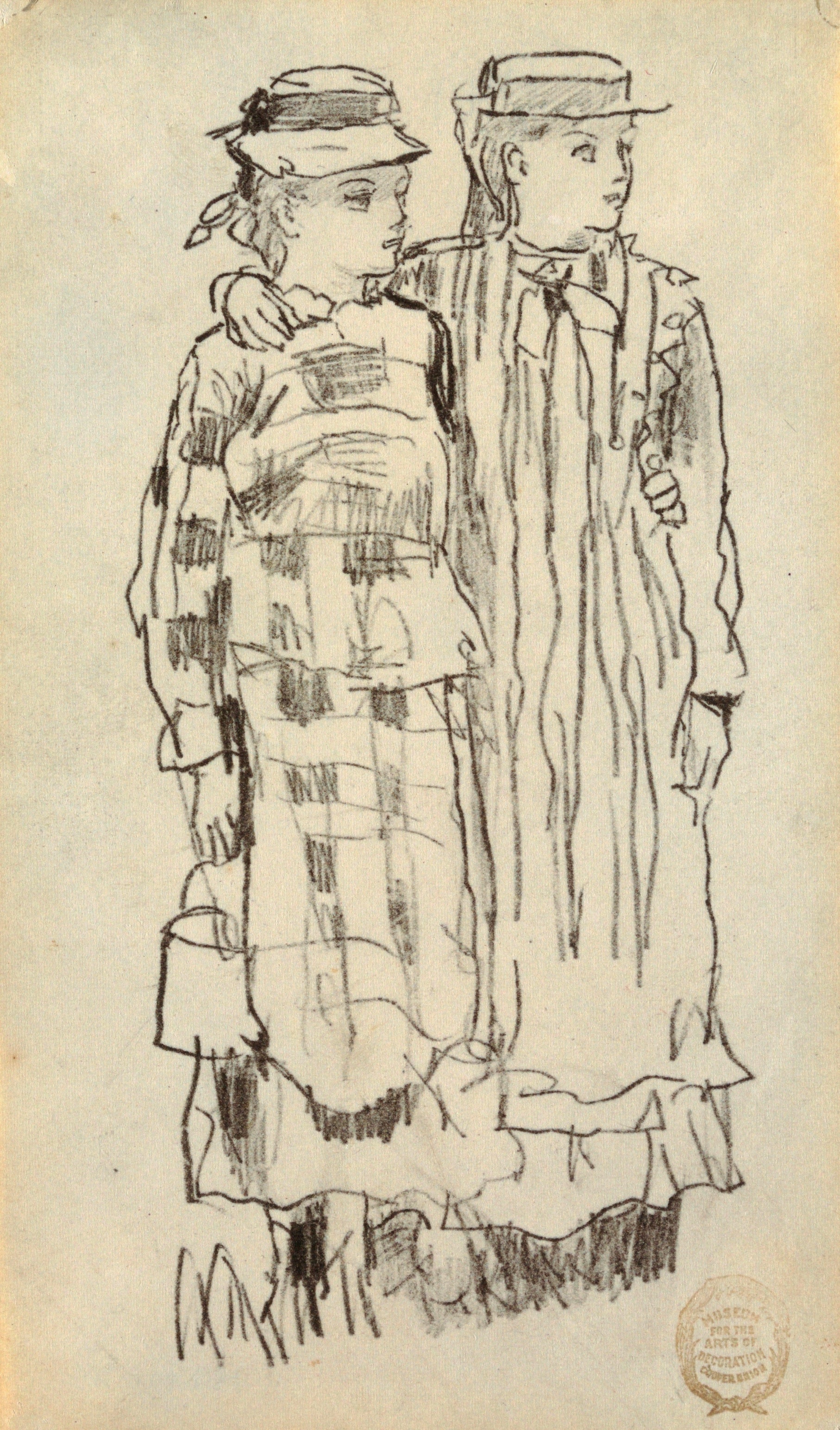 《两个女孩》（two girls）｜温斯洛·霍默 Winslow Homer｜1879