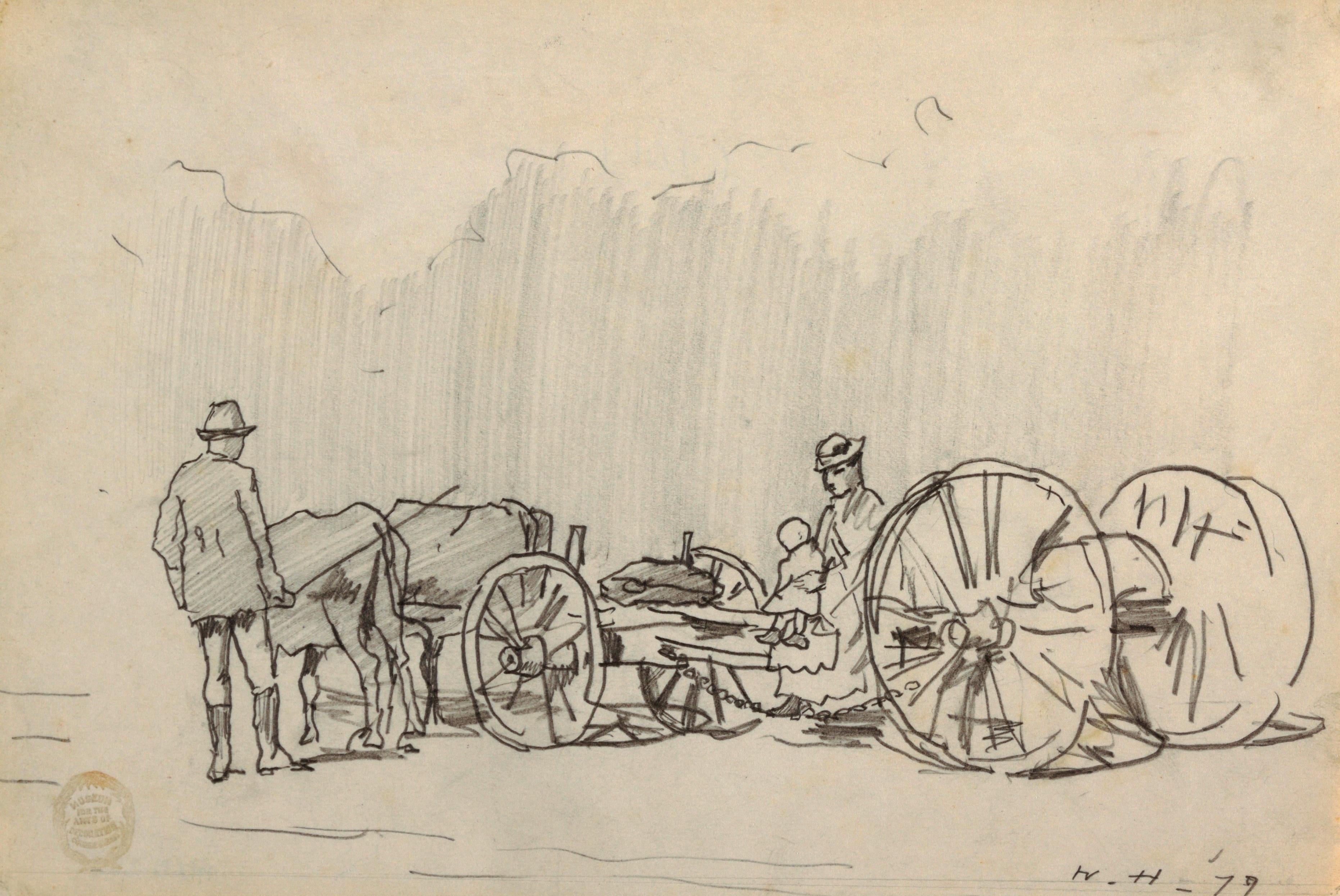 《牛轭》（yoke of oxen）｜温斯洛·霍默 Winslow Homer｜1879