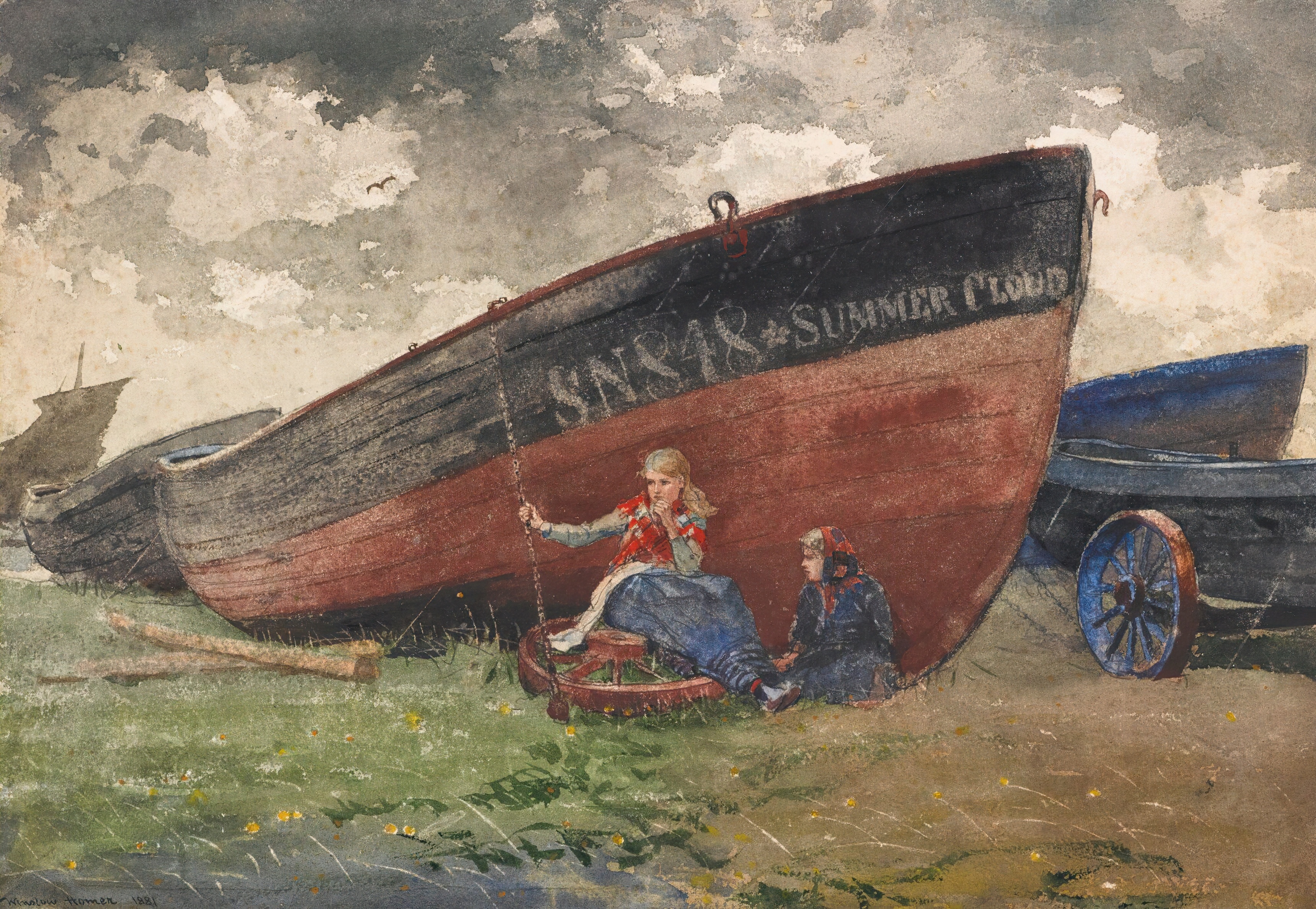 《夏天的云》（the summer cloud）｜温斯洛·霍默 Winslow Homer｜1881