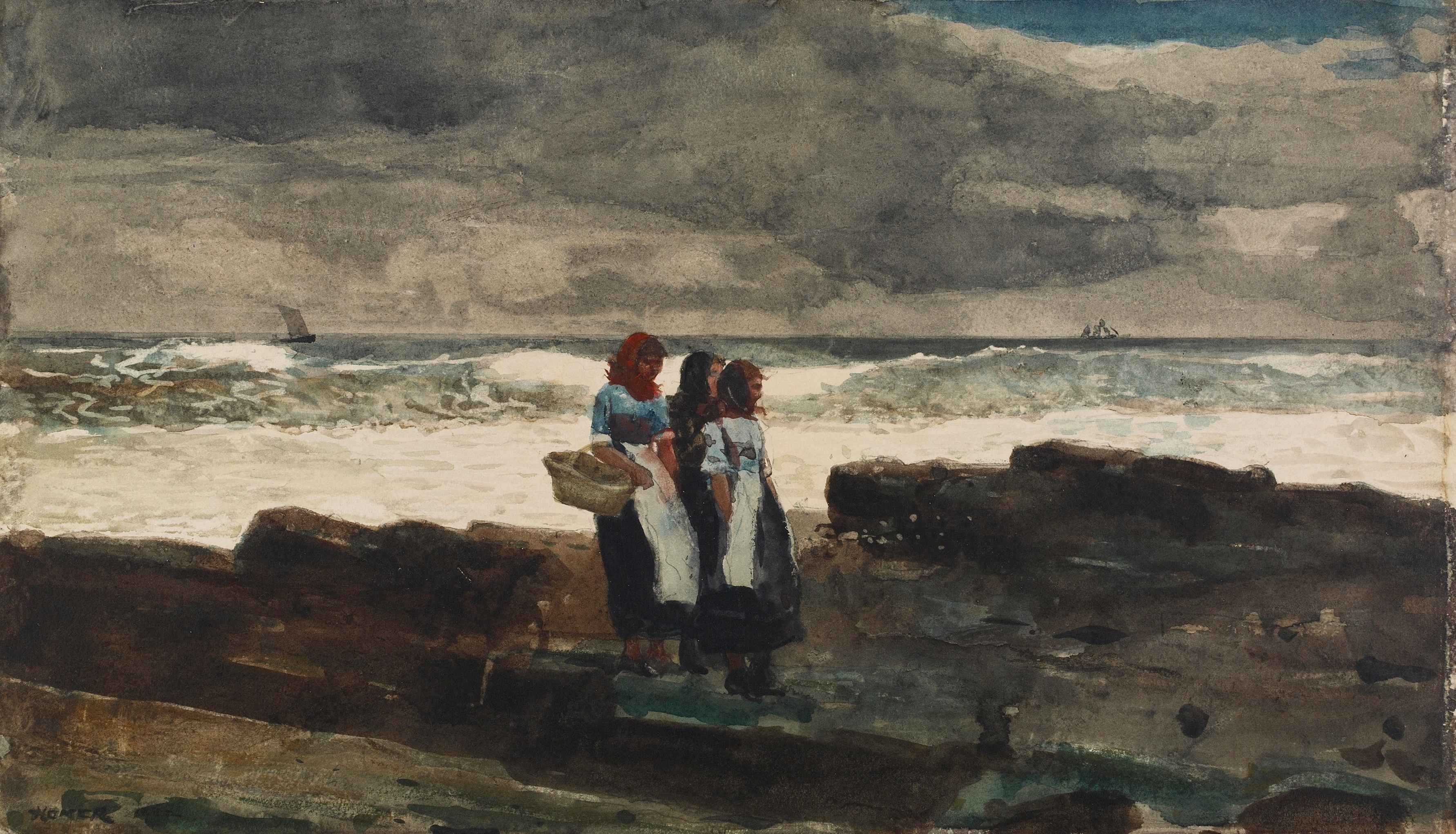 《太阳和云》（sun and clouds）｜温斯洛·霍默 Winslow Homer｜1882