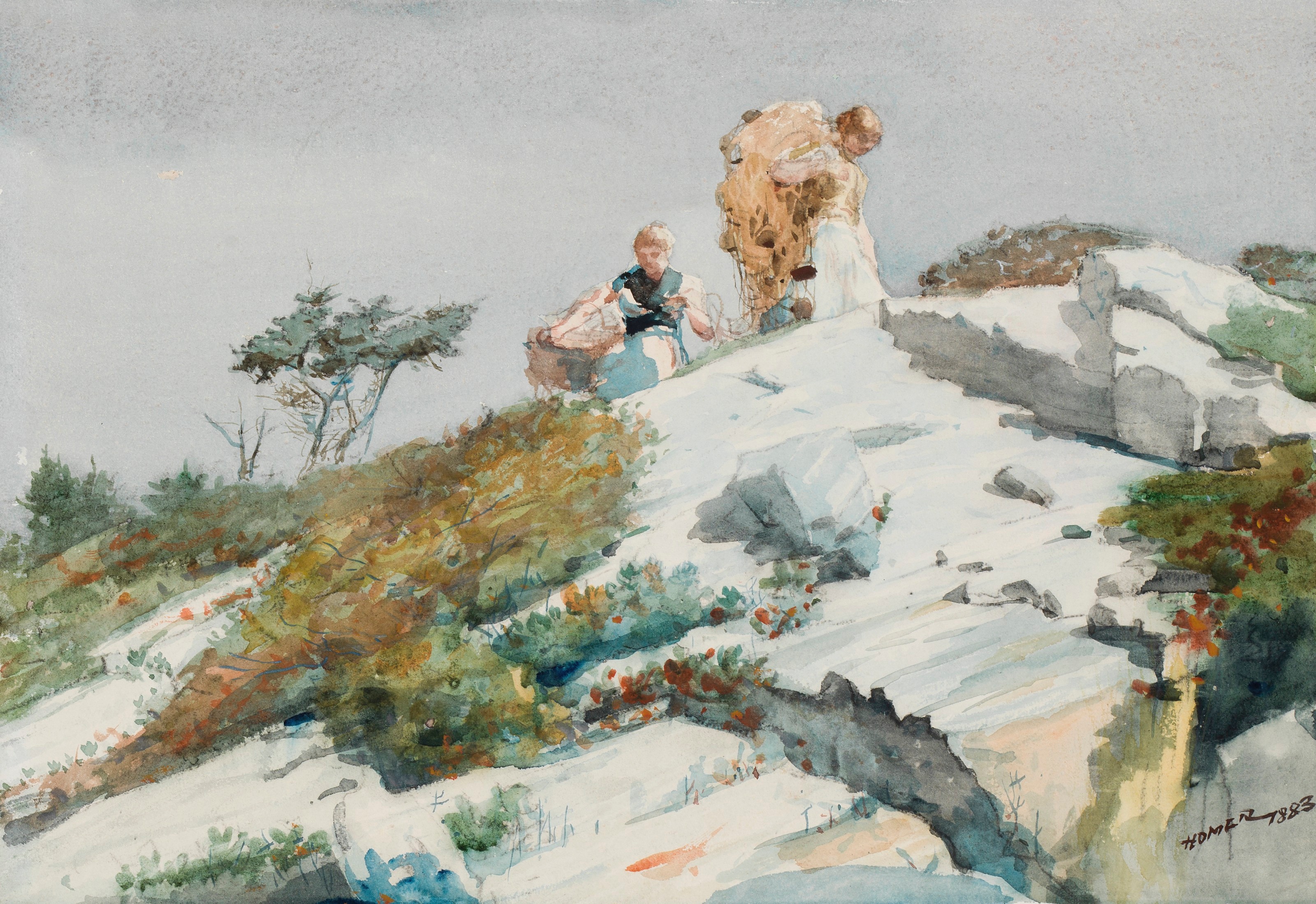 《粗活》（rough work）｜温斯洛·霍默 Winslow Homer｜1883