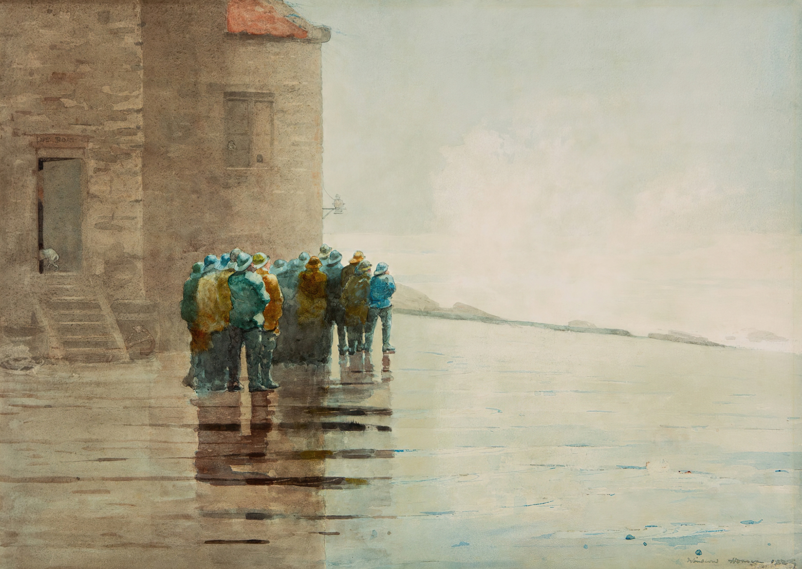 《生命大队》（the life brigade）｜温斯洛·霍默 Winslow Homer｜1883