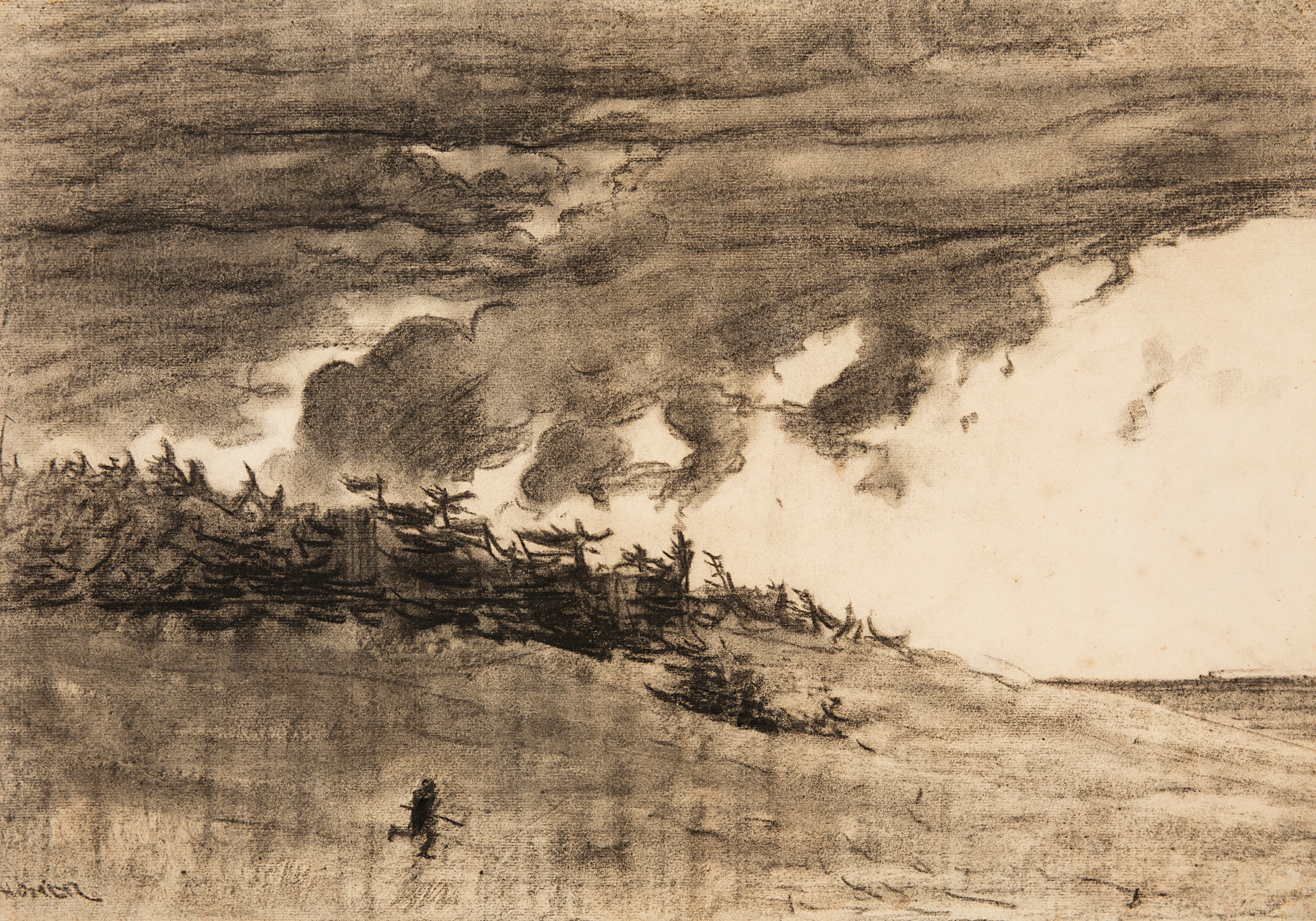 《暴风雨来了》（storm coming）｜温斯洛·霍默 Winslow Homer｜1884