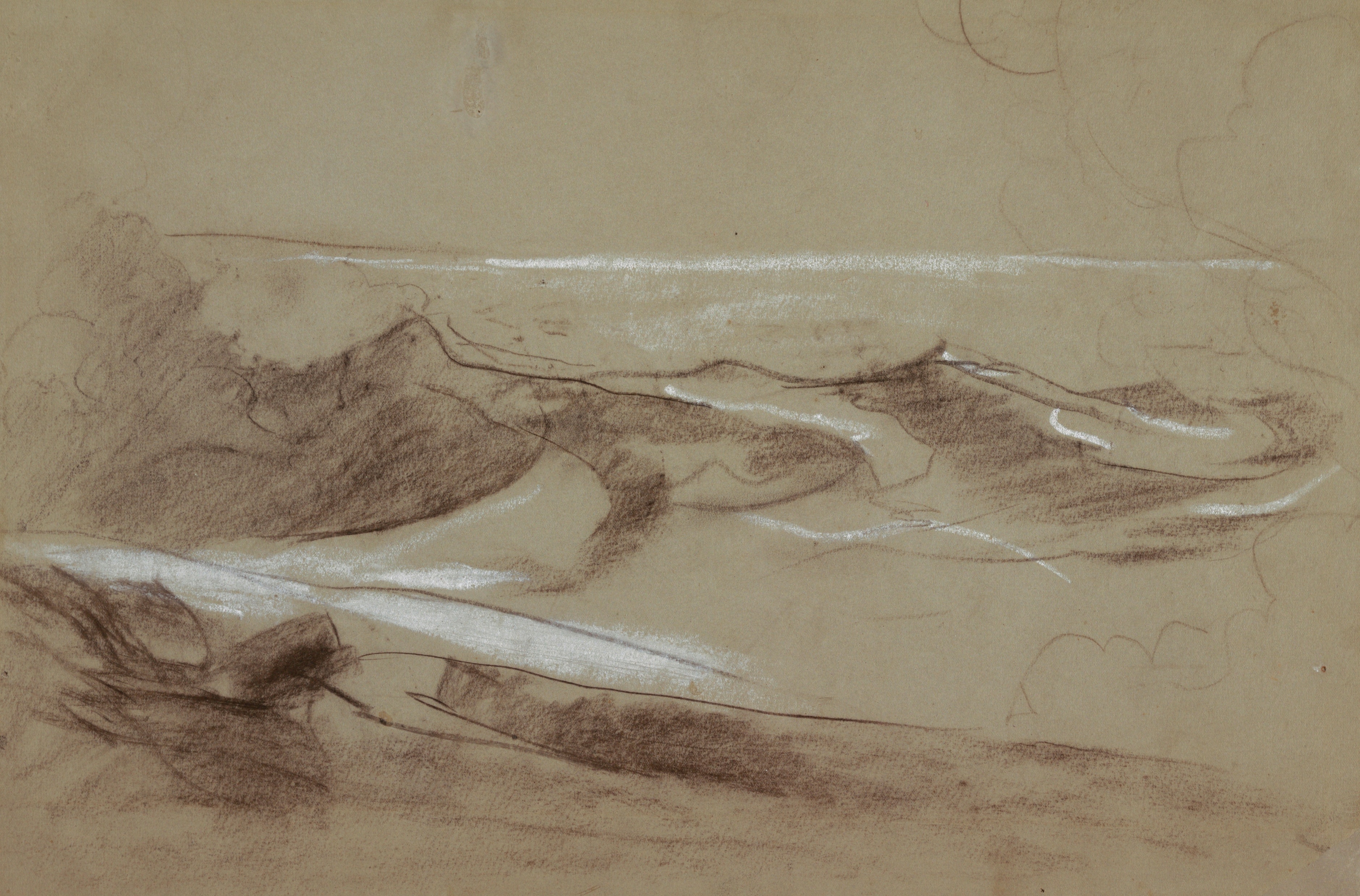 《在海洋中膨胀》（swells in the ocean）｜温斯洛·霍默 Winslow Homer｜约1890