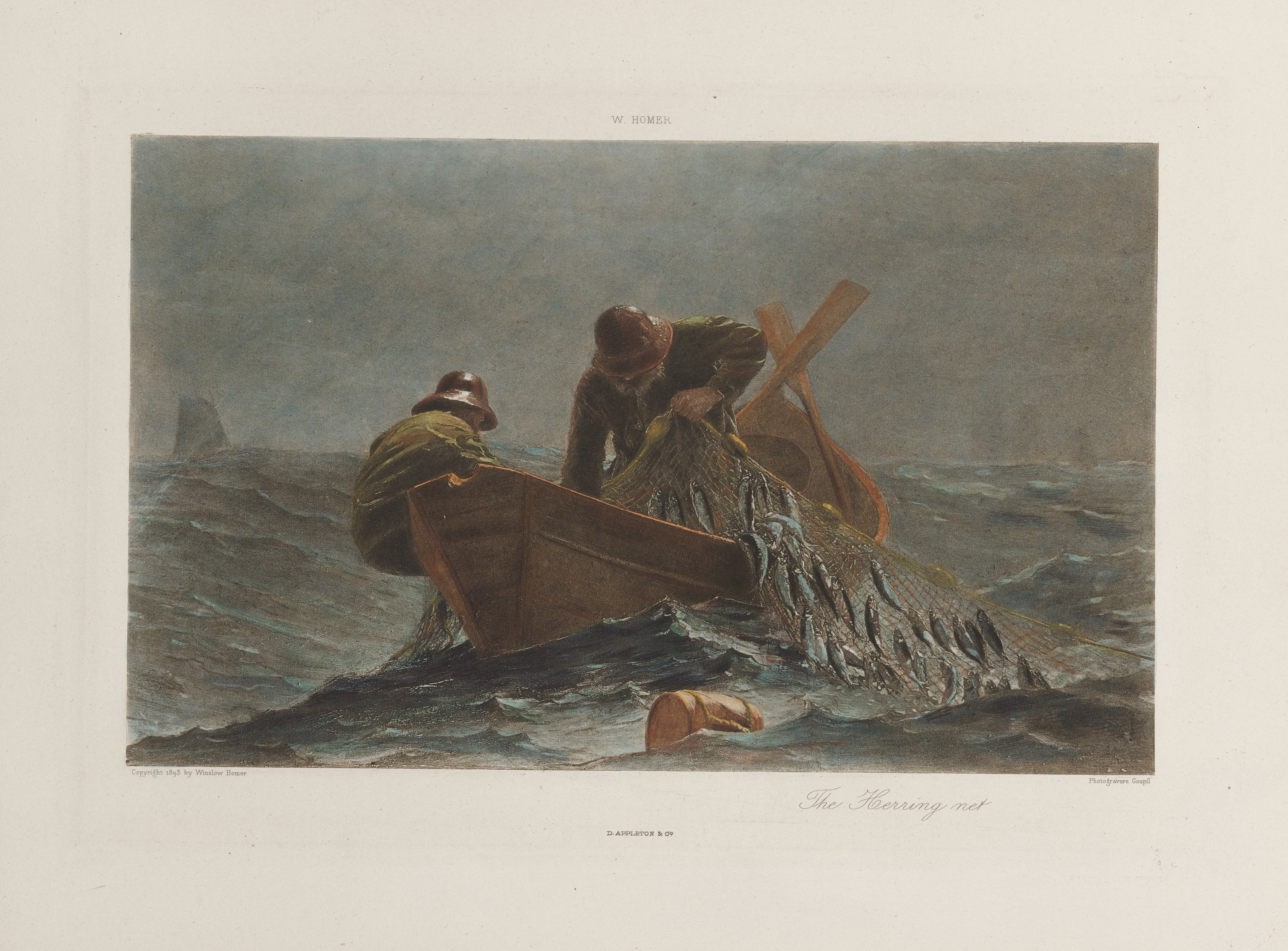 《鲱鱼网》（the herring net）｜温斯洛·霍默 Winslow Homer｜1893