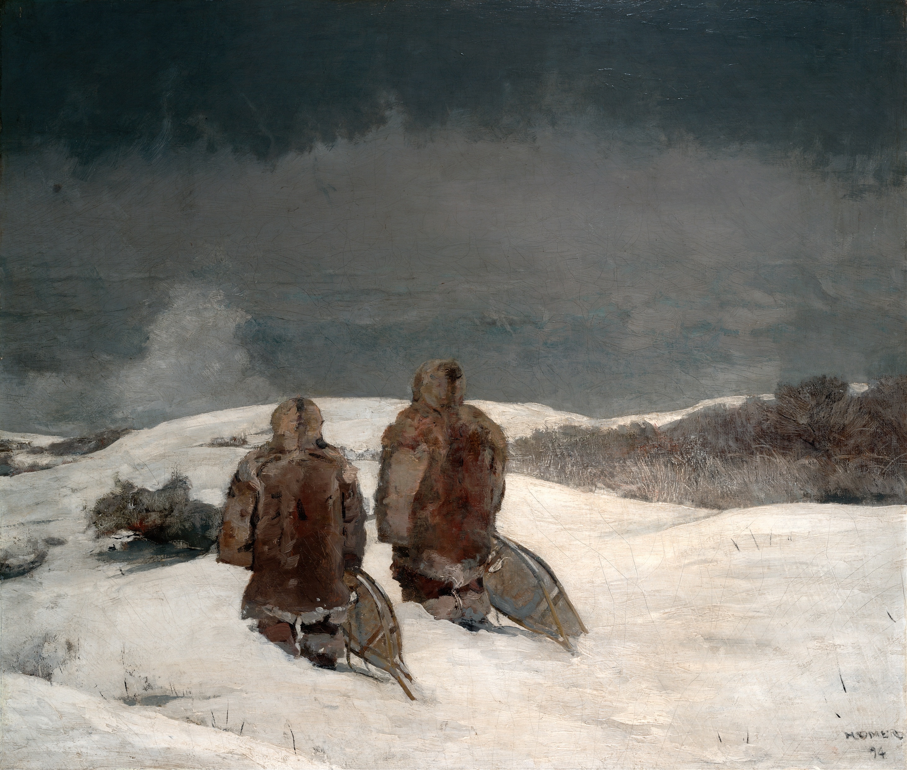 《零下》（below zero）｜温斯洛·霍默 Winslow Homer｜1894