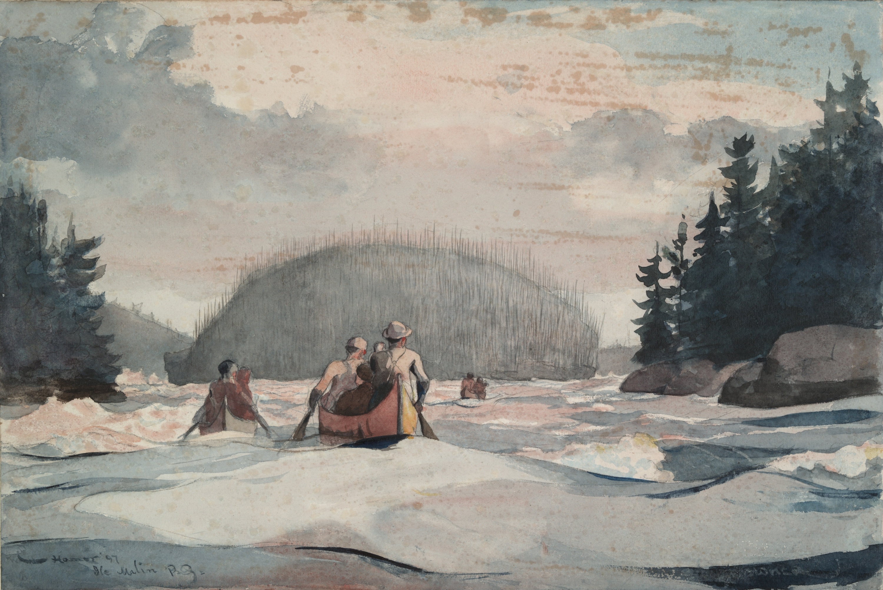 《智慧岛》（smart island）｜温斯洛·霍默 Winslow Homer｜1897
