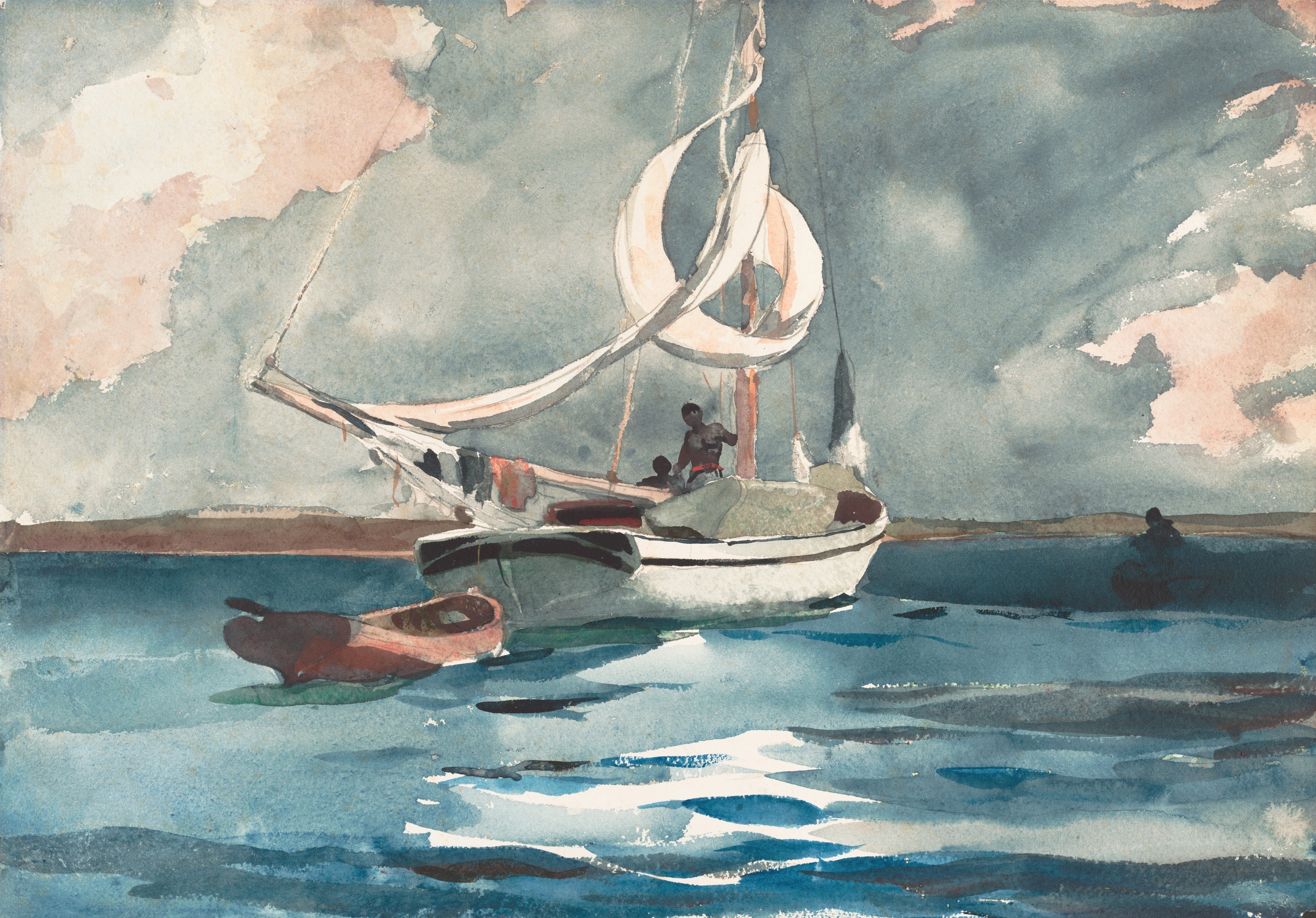 《拆除拿骚》（demolition nassau）｜温斯洛·霍默 Winslow Homer｜1899