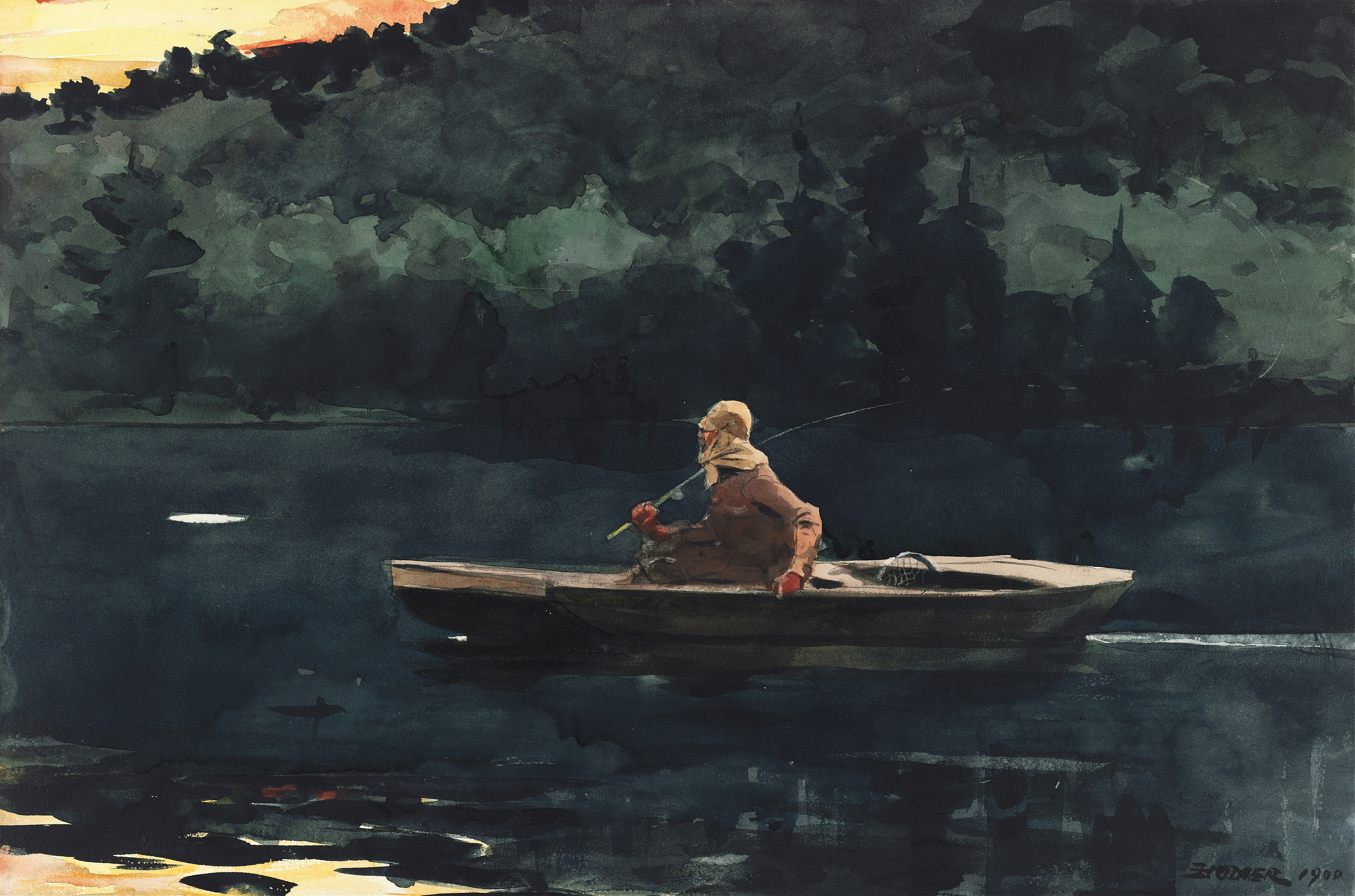 《崛起》（the rise）｜温斯洛·霍默 Winslow Homer｜1900