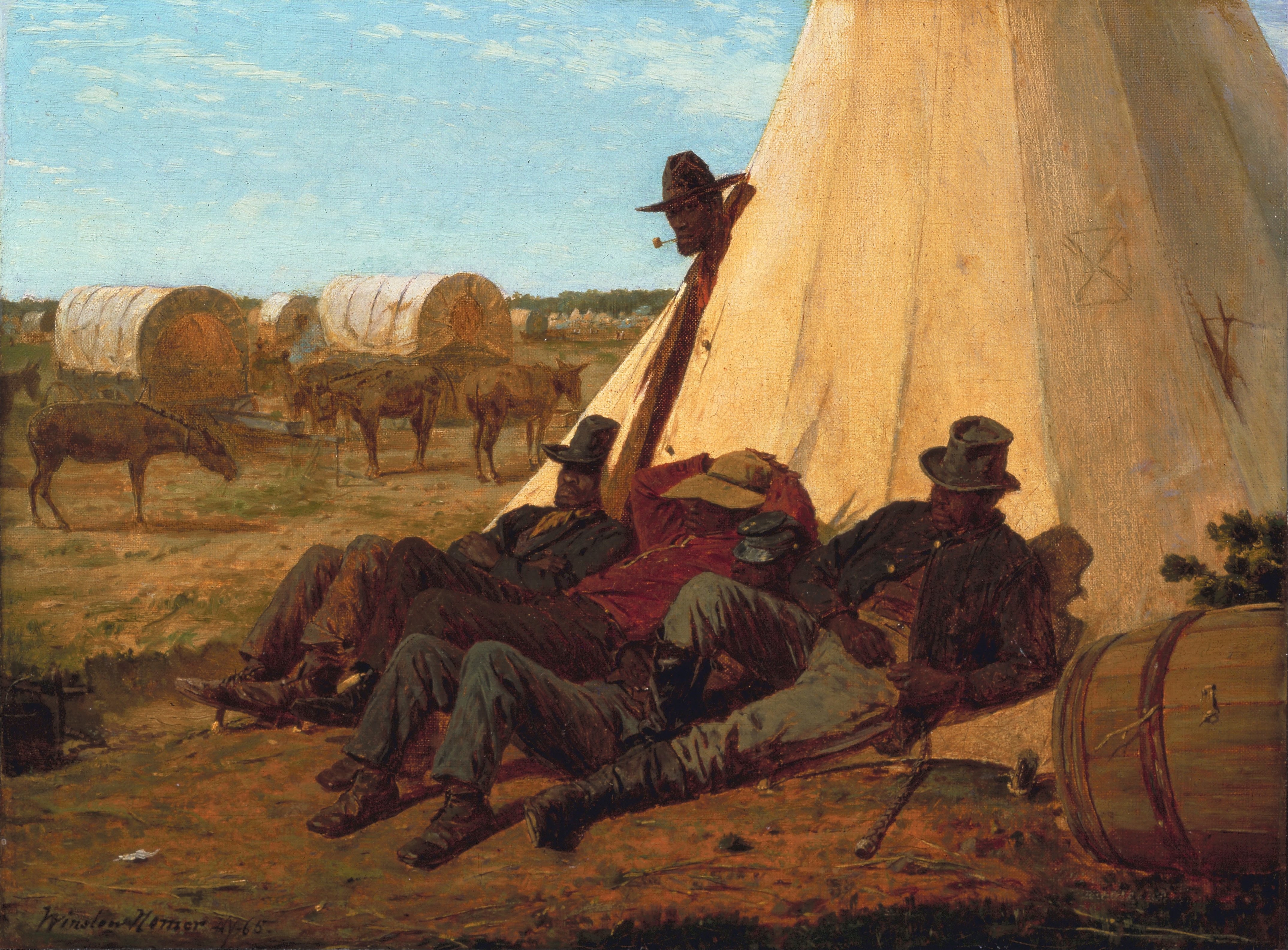 《光明的一面》（the bright side）｜温斯洛·霍默 Winslow Homer｜不明